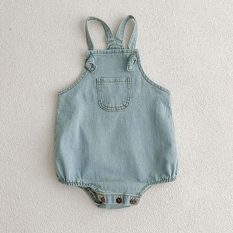 Macacão Jeans de Primavera/Outono para Bebês