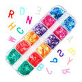 Glitter 3D Nail Art Variado