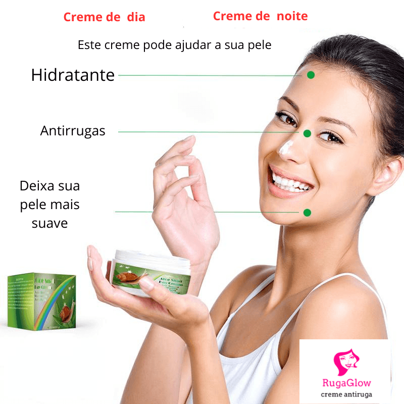 Creme Antirrugas e hidratação da pele RugaGlow®