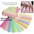 10pcses/set  Nails Foil Stickers Cupid Love Design  Manicure Angel Lover Nail Art Transfer Paper Nails Art Decals