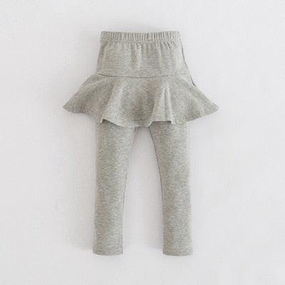 Leggings Infantis em Cores Sólidas (2-10 anos)