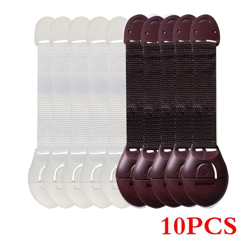 Fechaduras de Segurança Infantil (Conjunto com 10 peças)