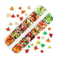 Glitter 3D Nail Art Variado
