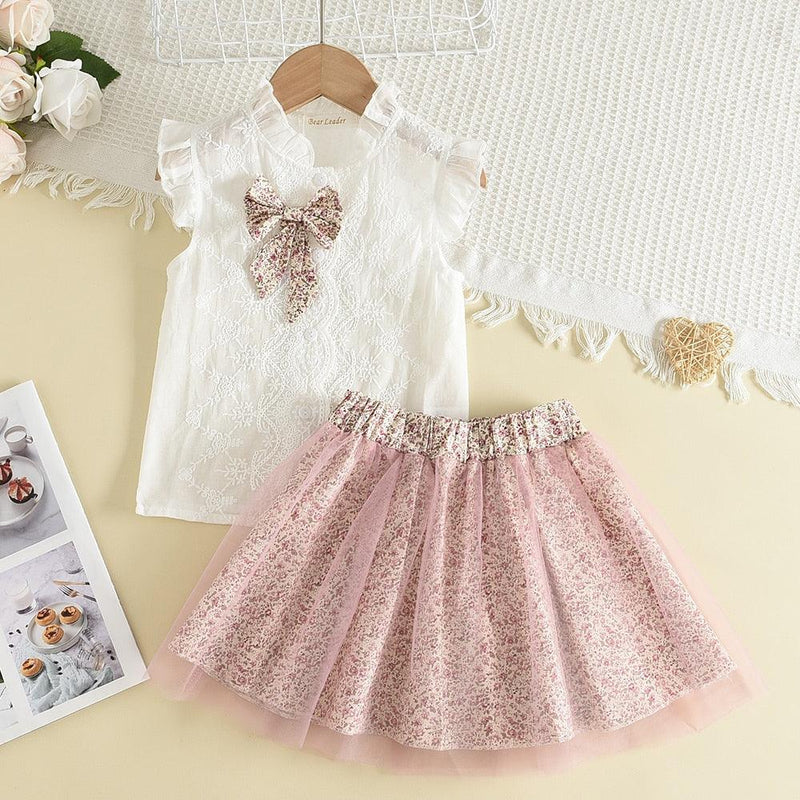 Conjunto de Roupas de Verão para Meninas