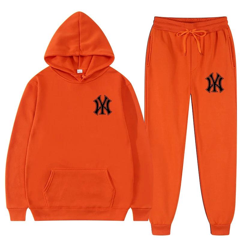 2022 Winter Brand Tracksuits Men's sets Long Sleeve Pullover + Jogging Trousers 2pcs Sets Fitness Running Suits sportswer Male