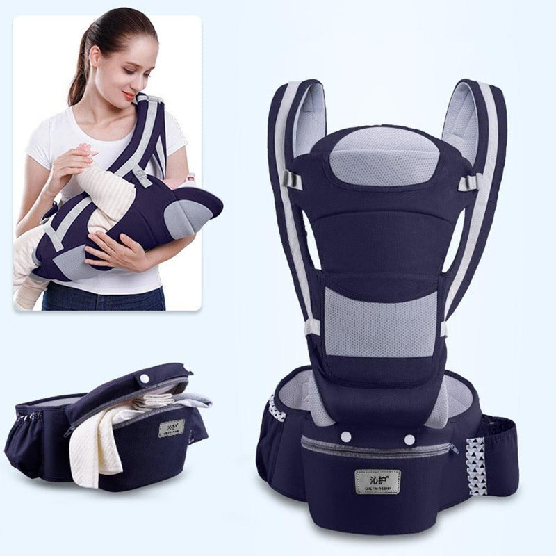 Mochila Ergonômica para Bebê com Assento de Quadril
