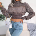JFUNCY (Suéter Elegante Manga Longa Inverno)