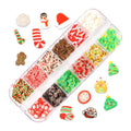 Glitter 3D Nail Art Variado