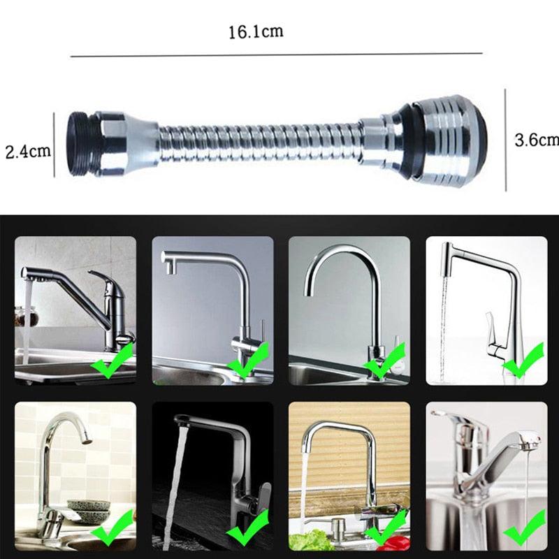 Acessórios de Cozinha: Bubbler Giratório de Torneira