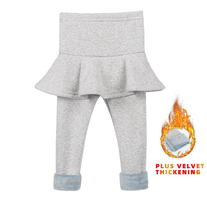 Leggings Infantis em Cores Sólidas (2-10 anos)