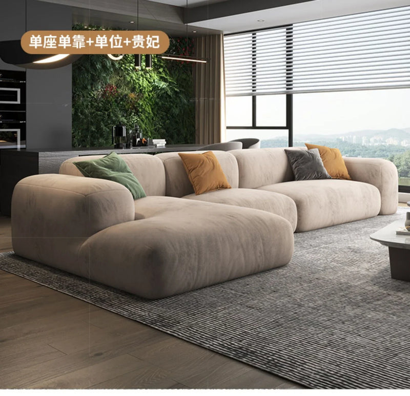 Sofá-cama moderno de 3 lugares para sala de estar, espuma XXL