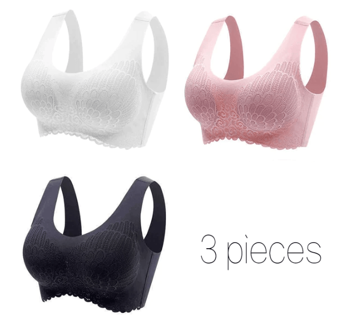 Sutiã Sem Costura 5D (KIT 3 UNIDADES)