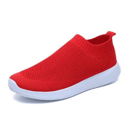 Travel fly woven mesh sneakers
