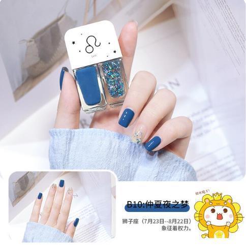 Constelação unha polonês 12ml twin manicure diy cor dupla fosco polonês conjunto uv verniz gel verniz laca embeber fora unhas arte uñas