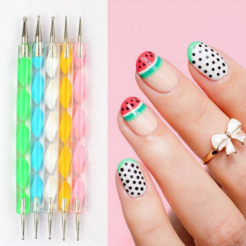 Canetas pontilhadas Nail Art