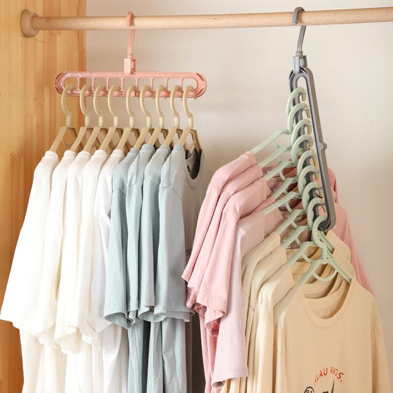 Suporte Multiuso Mágico para Secagem de Roupas