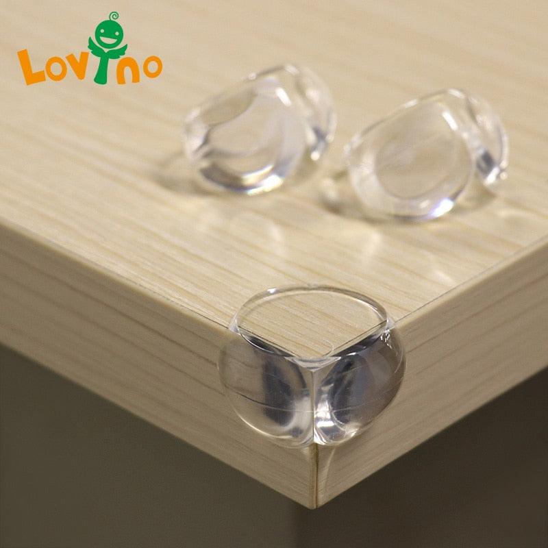 Protetor de Canto de Mesa de Silicone para Segurança Infantil (4 peças)