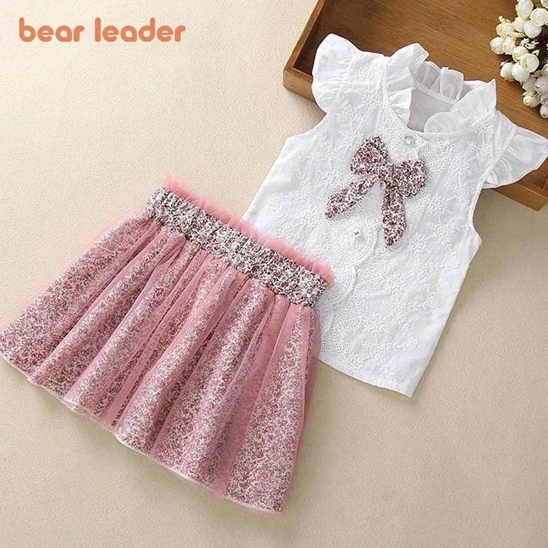 Conjunto de Roupas de Verão para Meninas