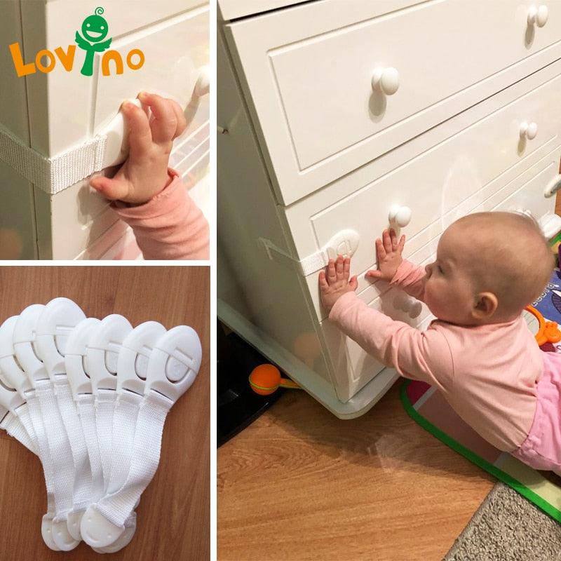 Fechaduras de Segurança Infantil (Conjunto com 10 peças)