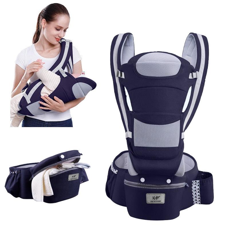 Mochila Ergonômica para Bebê com Assento de Quadril