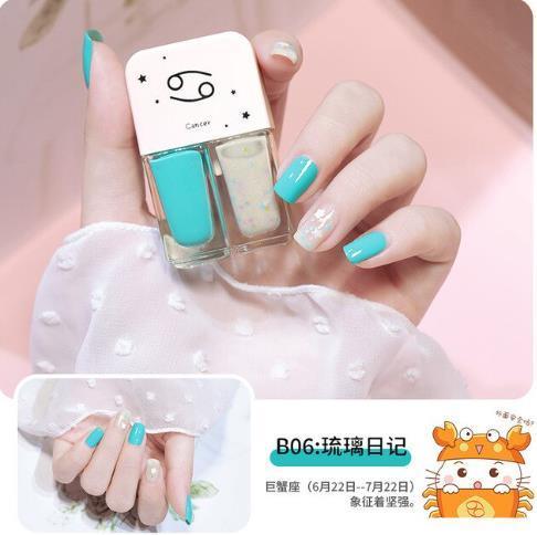 Constelação unha polonês 12ml twin manicure diy cor dupla fosco polonês conjunto uv verniz gel verniz laca embeber fora unhas arte uñas